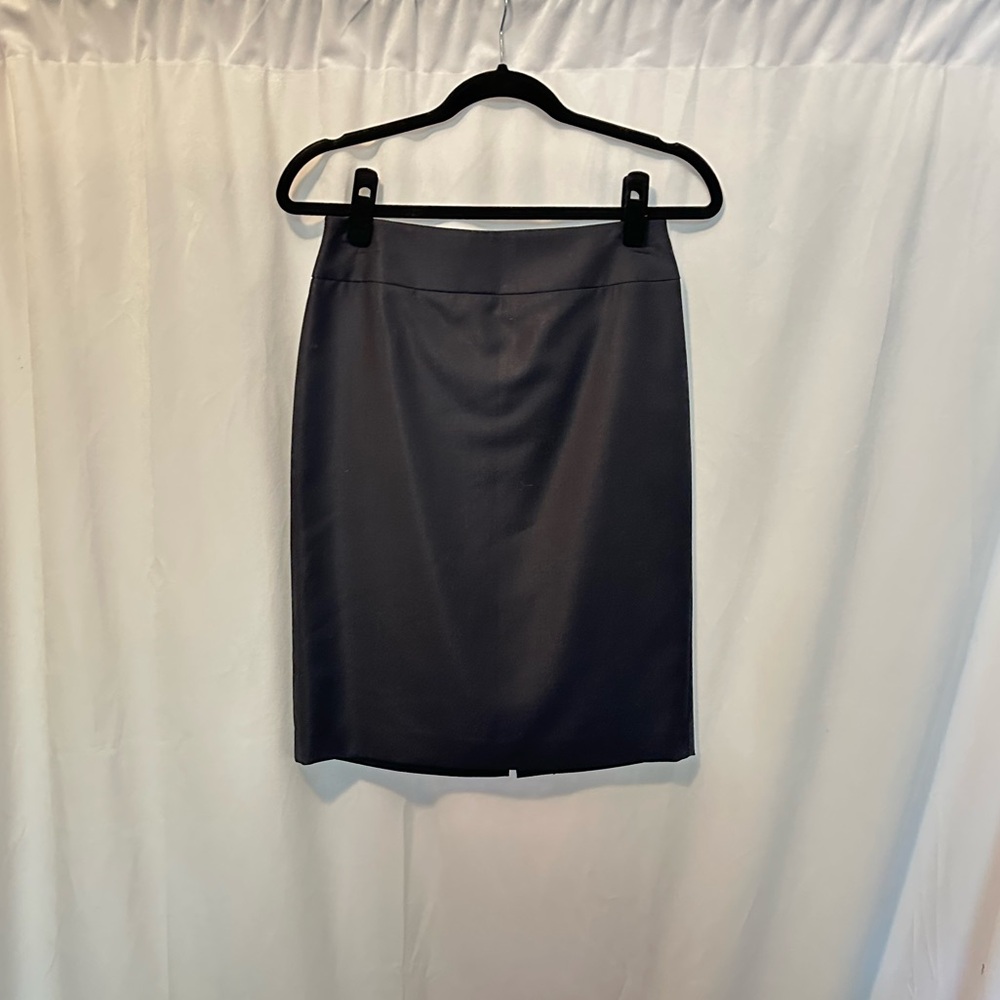 Tristan Charcoal Pencil Skirt